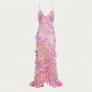 Isla Fairweather | Ruffled Summer Maxi Dress For Women