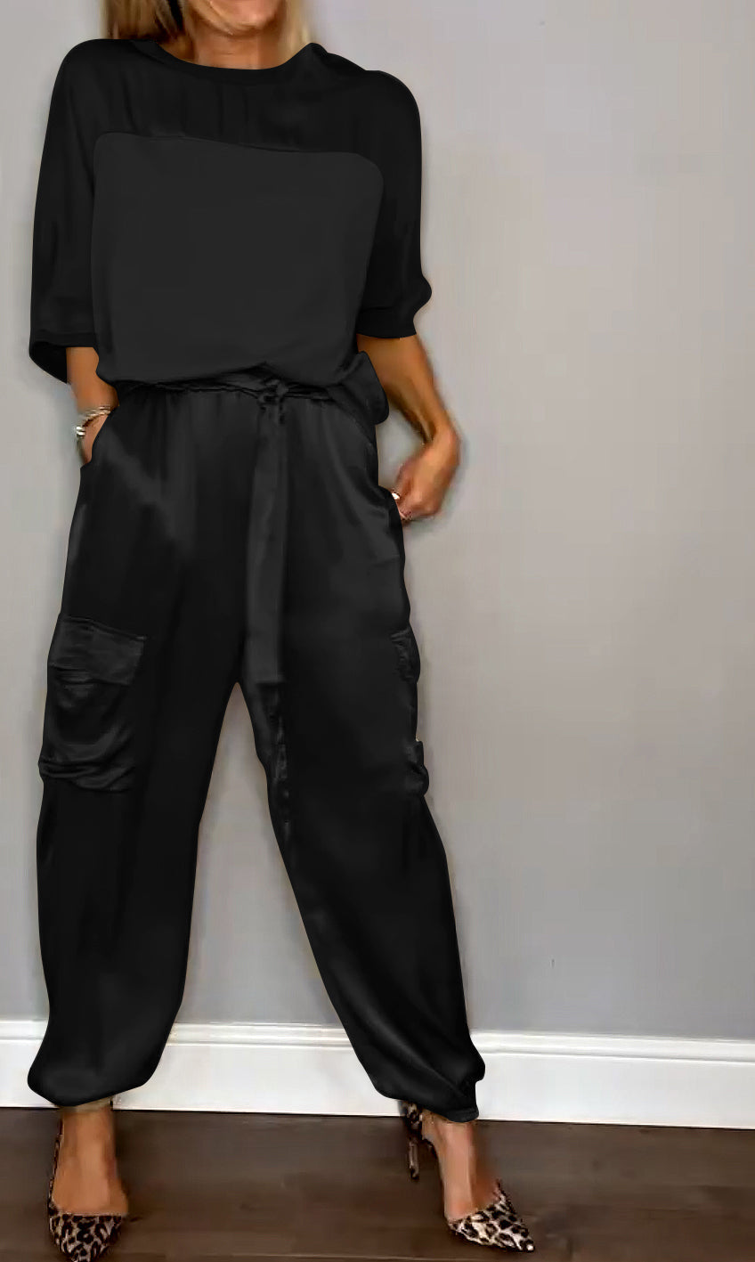 Alessandra Ricci | Satin Lounge Set For Women
