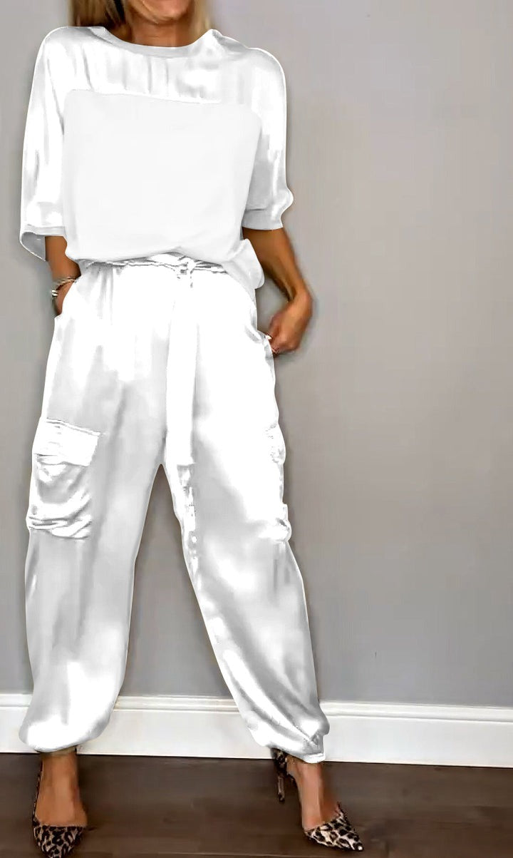 Alessandra Ricci | Satin Lounge Set For Women