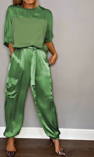Alessandra Ricci | Satin Lounge Set For Women