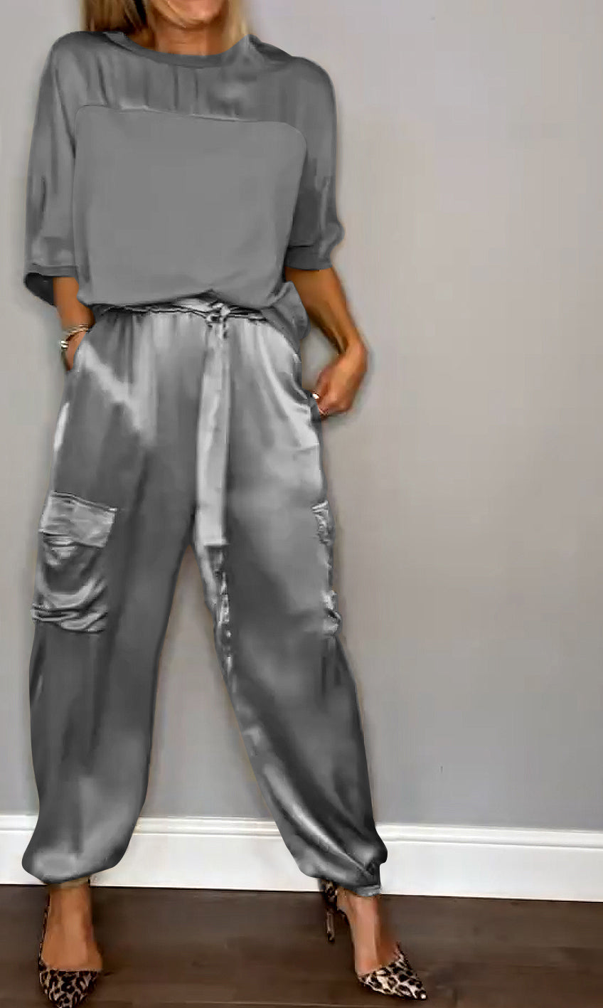 Alessandra Ricci | Satin Lounge Set For Women
