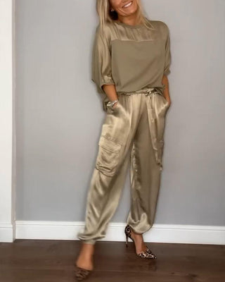 Alessandra Ricci | Satin Lounge Set For Women