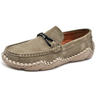 Callum Sinclair | Suede Buckle Loafers For Men