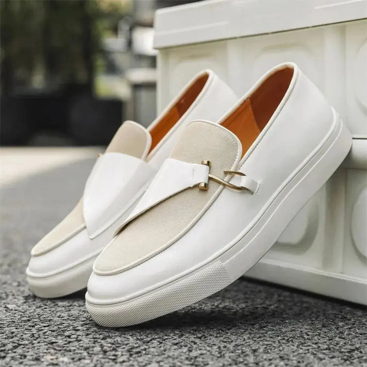 Nathan Kelly | Platform Two-Tone Loafers For Men