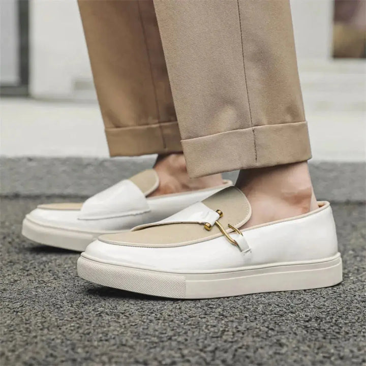 Nathan Kelly | Platform Two-Tone Loafers For Men