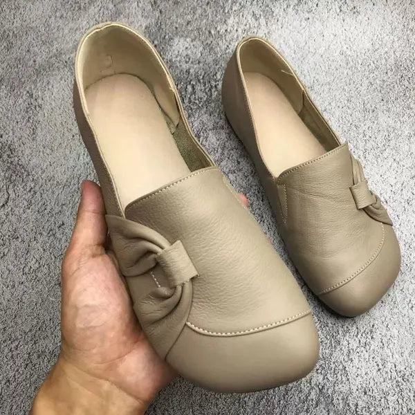 Sophie Hartley | Supportive Leather Slip-On Flats For Women