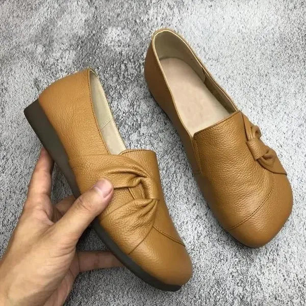 Sophie Hartley | Supportive Leather Slip-On Flats For Women