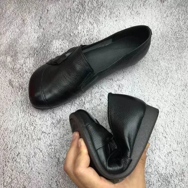 Sophie Hartley | Supportive Leather Slip-On Flats For Women