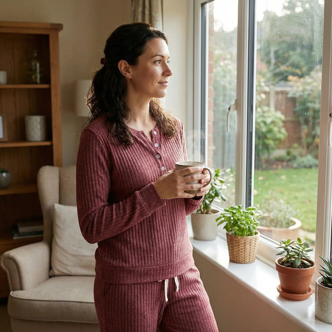 Sophie Gallagher | Ribbed Loungewear Set For Women