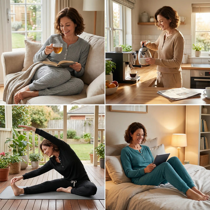 Sophie Gallagher | Ribbed Loungewear Set For Women