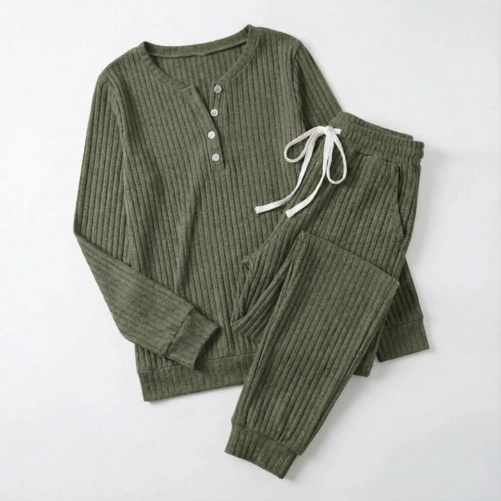Sophie Gallagher | Ribbed Loungewear Set For Women