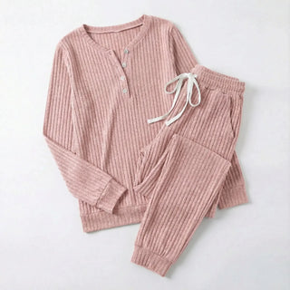 Sophie Gallagher | Ribbed Loungewear Set For Women