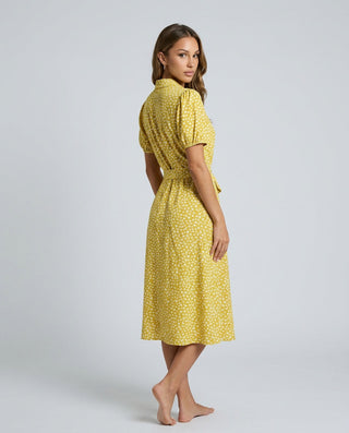 Lily Hargreaves | Floral Midi Shirt Dress For Women