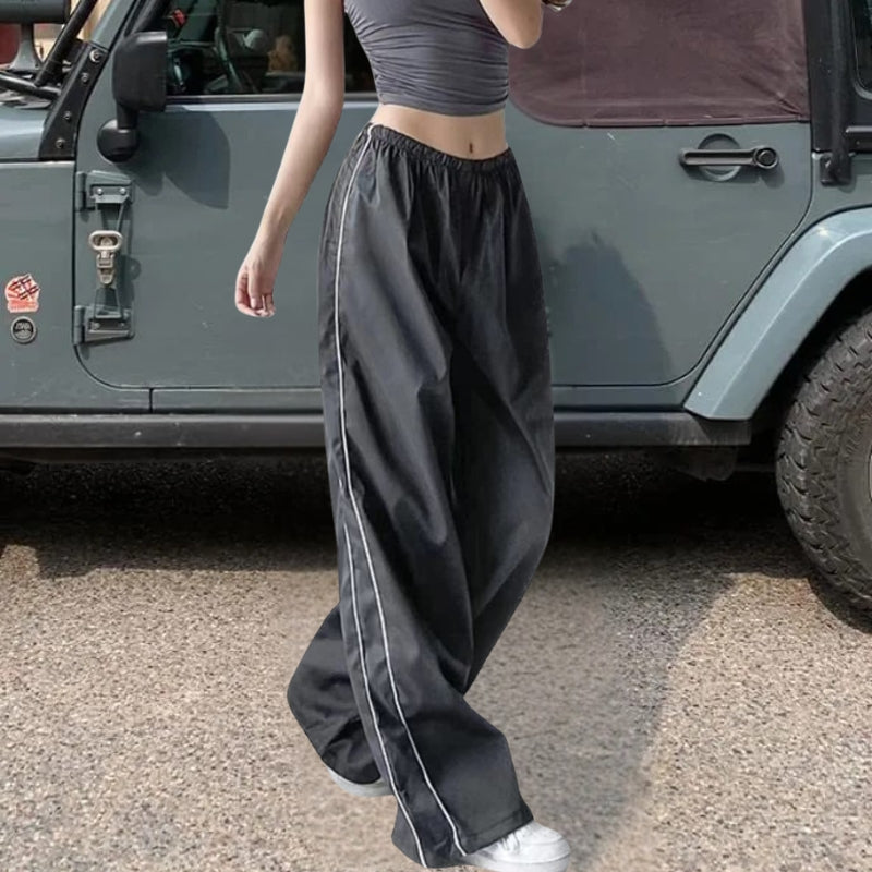 Brooke Sanderson | Baggy Track Pants with Side Stripe For Women