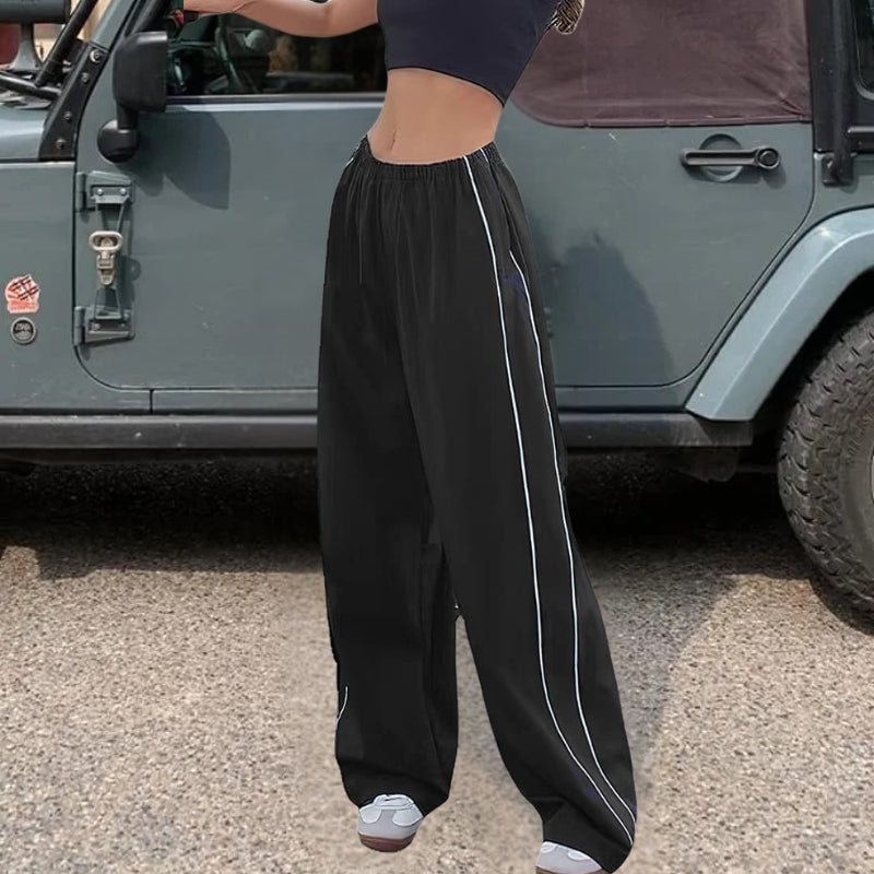 Brooke Sanderson | Baggy Track Pants with Side Stripe For Women