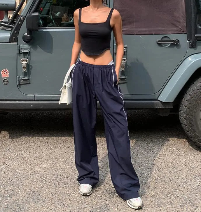 Brooke Sanderson | Baggy Track Pants with Side Stripe For Women